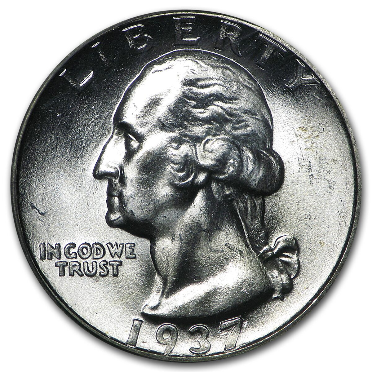 1937-D Washington Quarter MS-64 PCGS