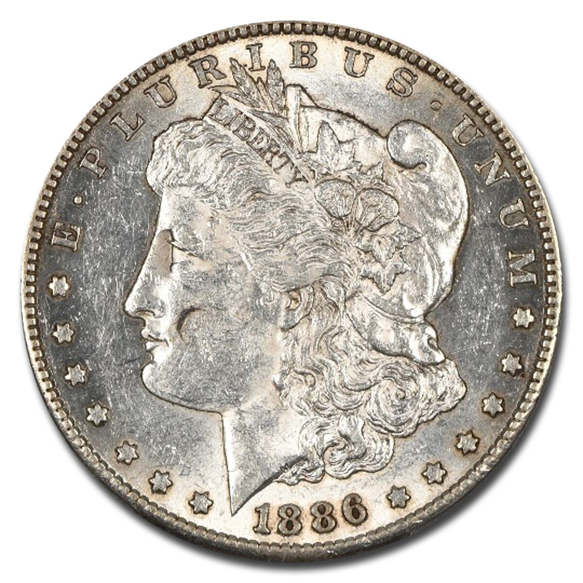 1886-S Morgan Dollar AU-58 PCGS