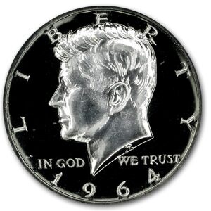 1964 Kennedy Half Dollar PR-64 PCGS (Accented Hair)
