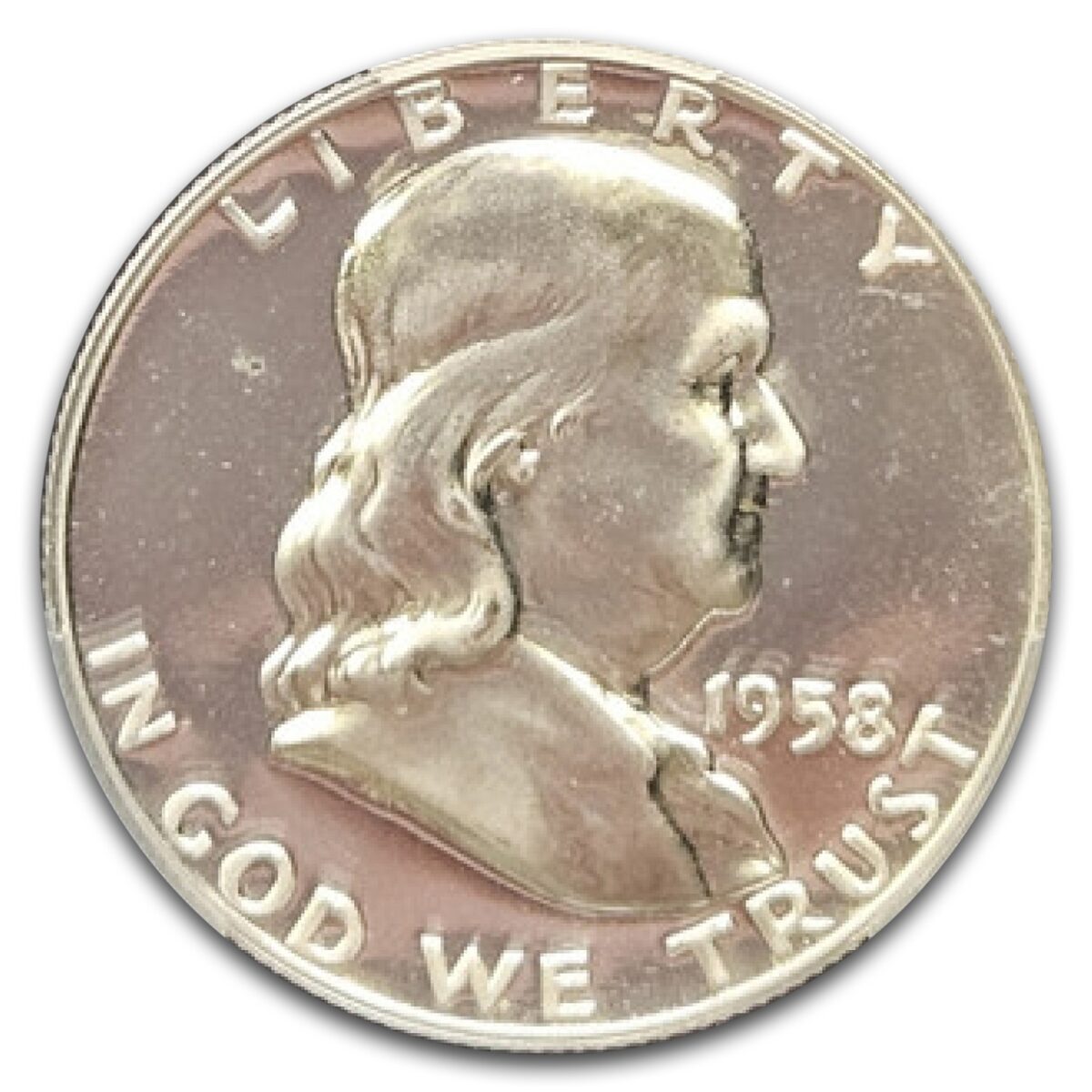 1958 Franklin Half Dollar PR-66 PCGS