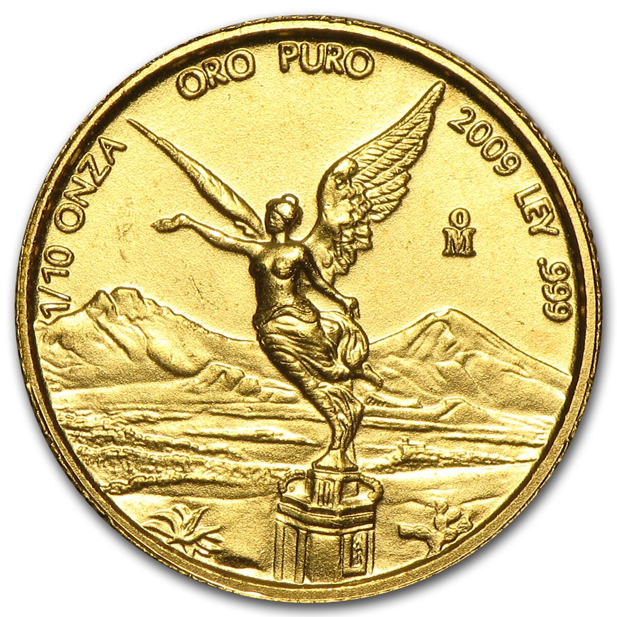 2009 Mexico 1/10 oz Gold Libertad BU