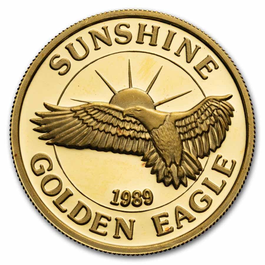 1 oz Gold Round - Sunshine Minting/Mining (Golden Eagle)