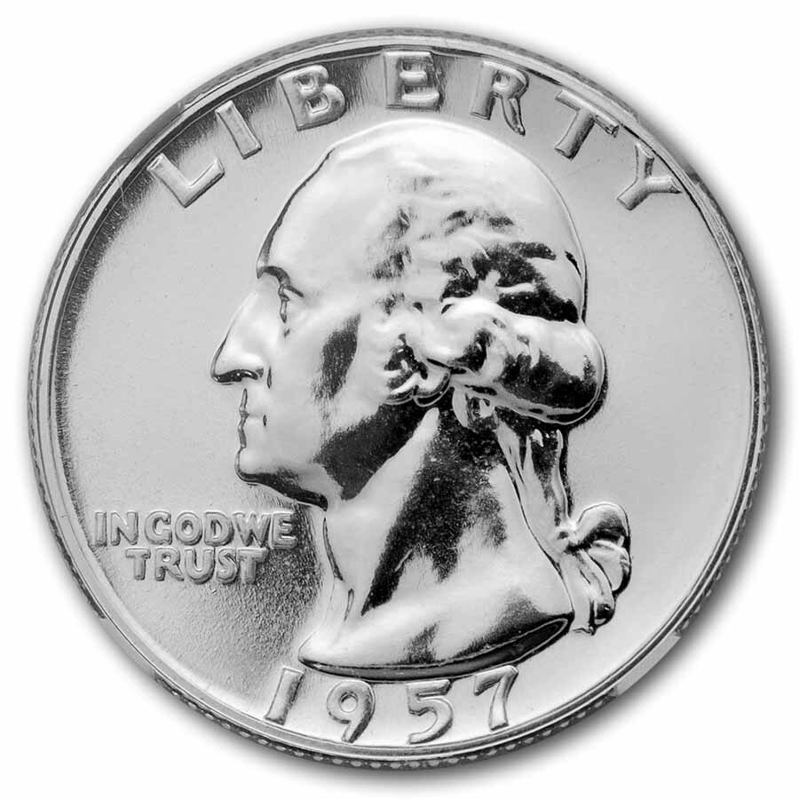 1957 Washington Quarter PF-67 NGC