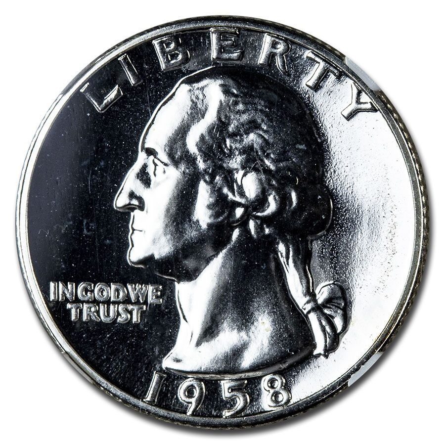 1958 Washington Quarter PF-67 NGC