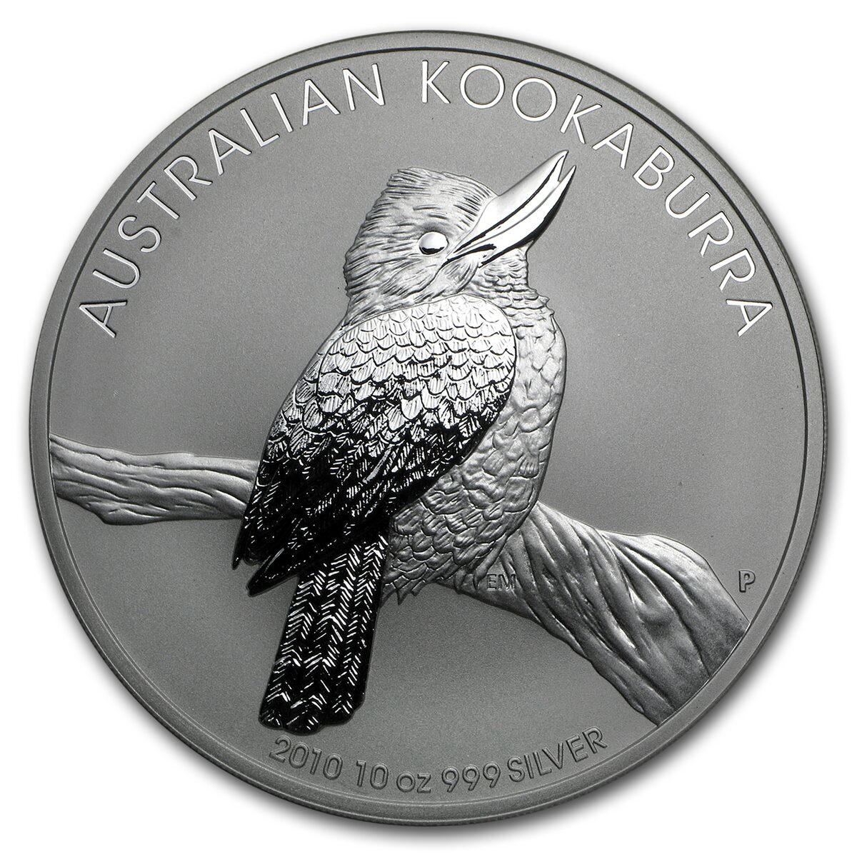 2010 Australia 10 oz Silver Kookaburra BU