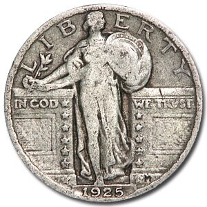 1925 Standing Liberty Quarter Good/VG