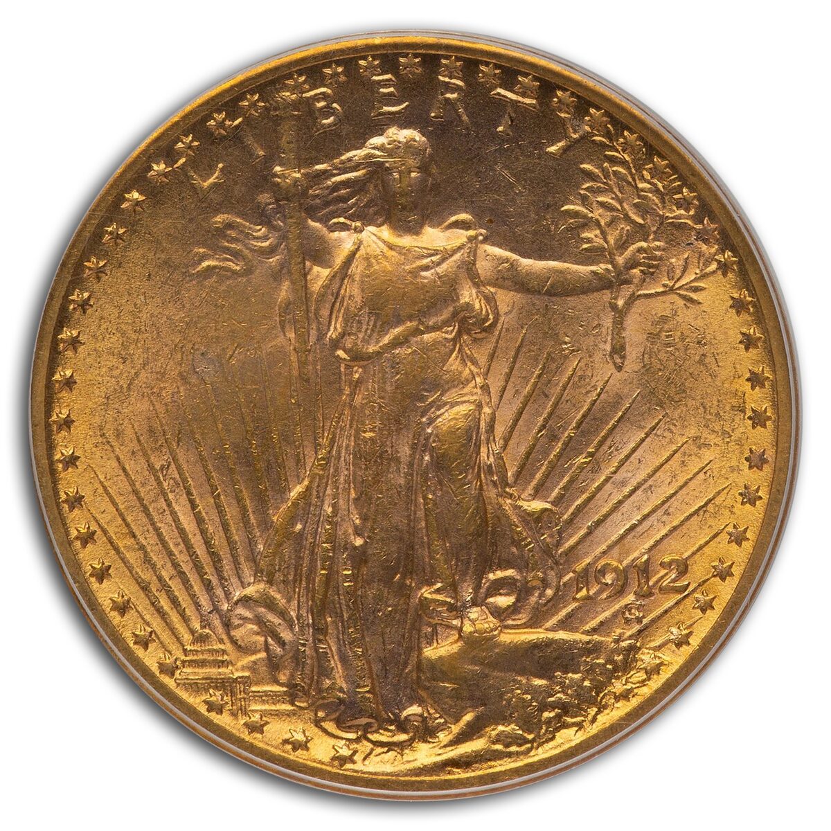 1912 $20 St Gaudens Gold Double Eagle MS-62 PCGS