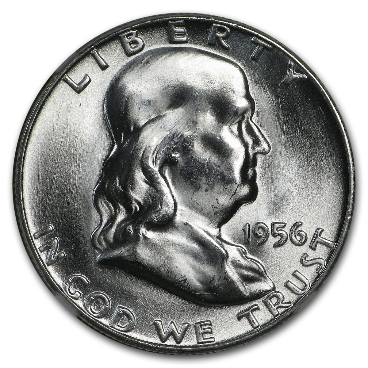 1956 Franklin Half Dollar MS-65 NGC