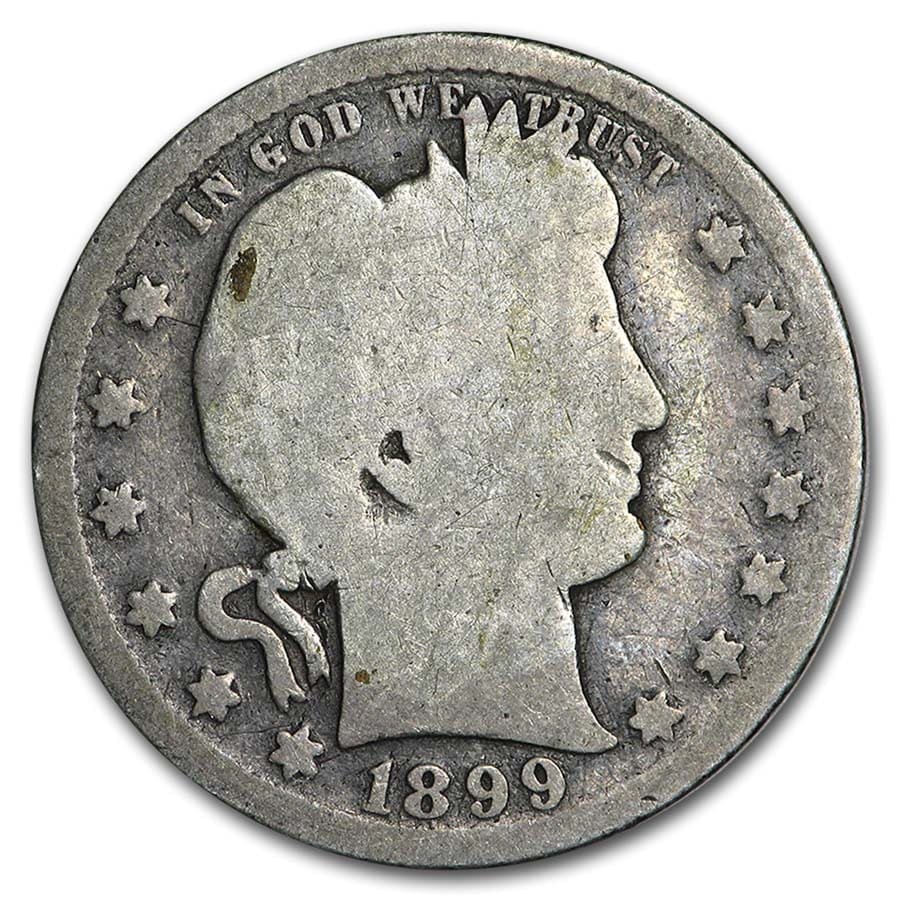 1899-S Barber Quarter AG