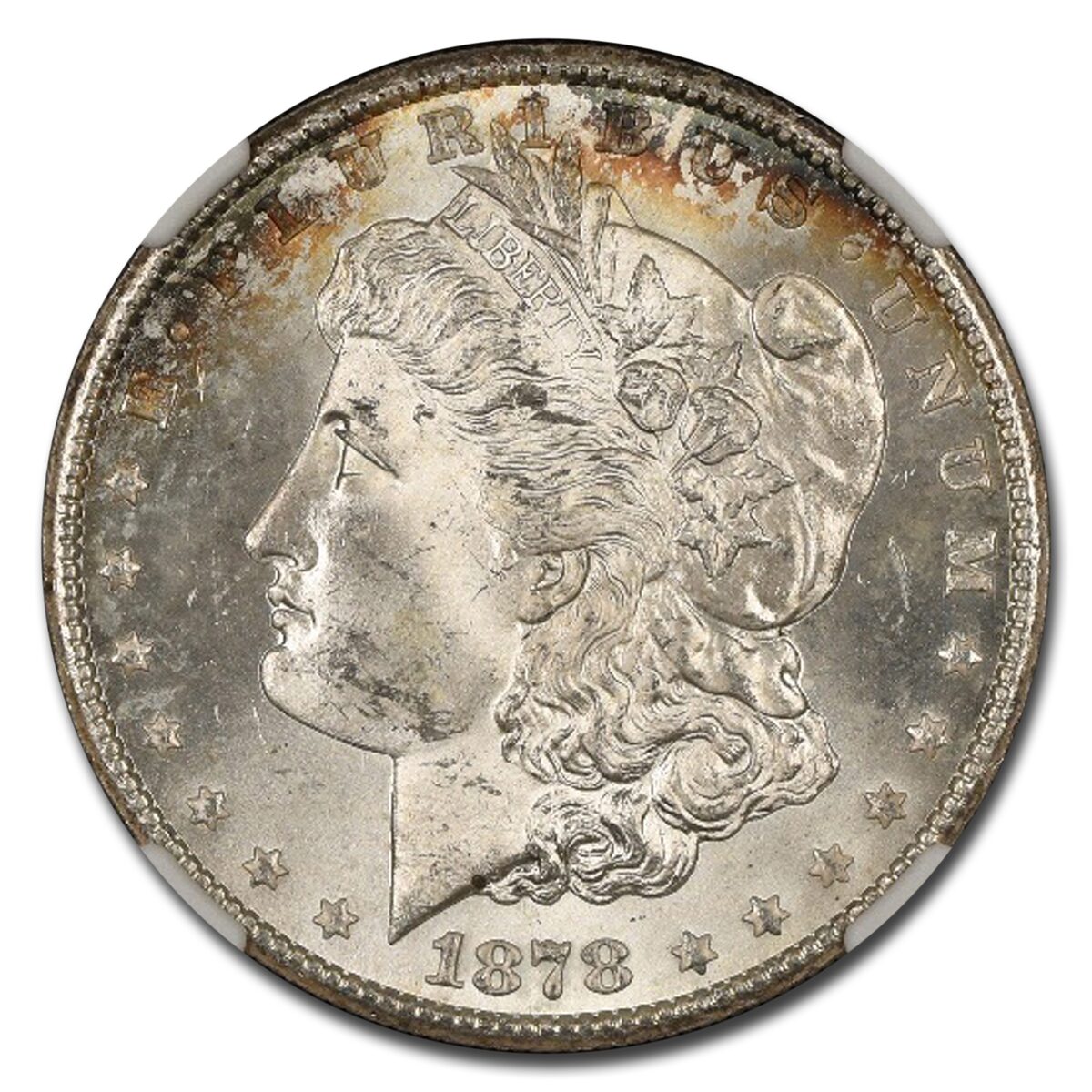 1878-S Morgan Dollar MS-63 NGC (Toned)