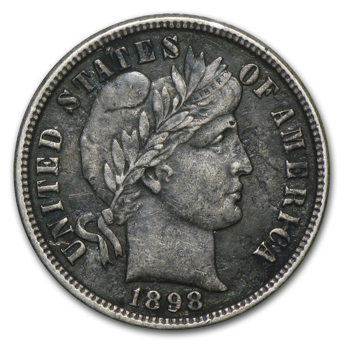 1898-O Barber Dime XF