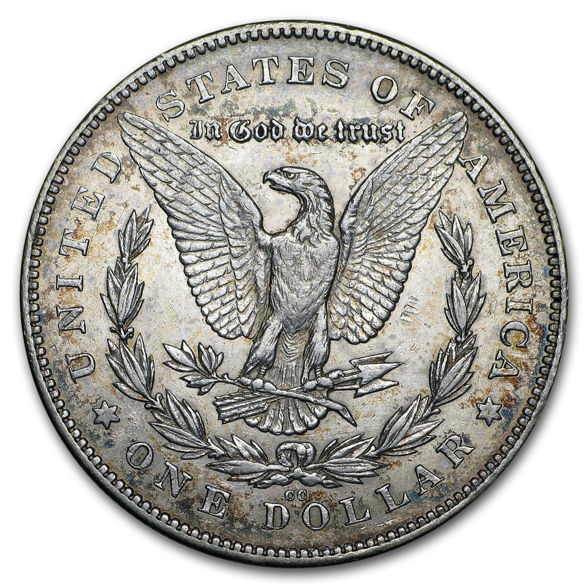 1880-CC Morgan Dollar Rev of 78 AU