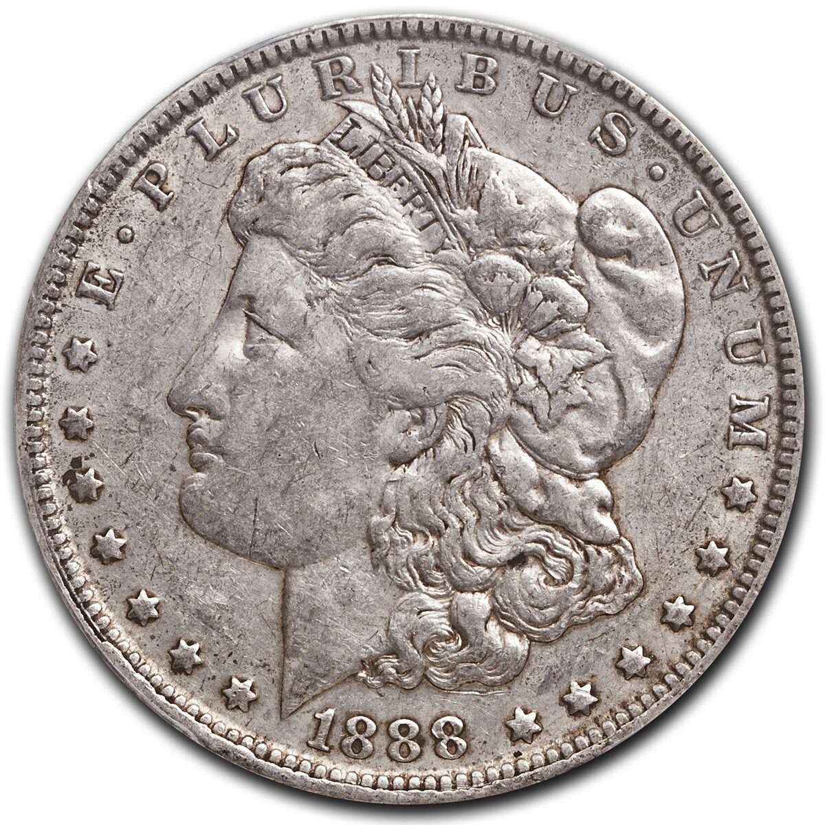1888-O XF-40 PCGS (VAM-4, Hot Lips, Doubled Die, Top-100)