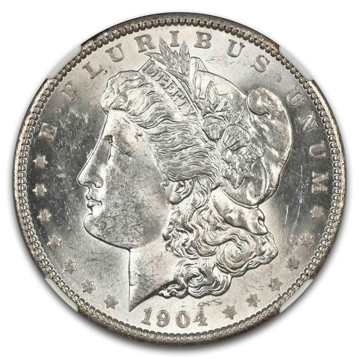 1904 Morgan Dollar MS-62 NGC