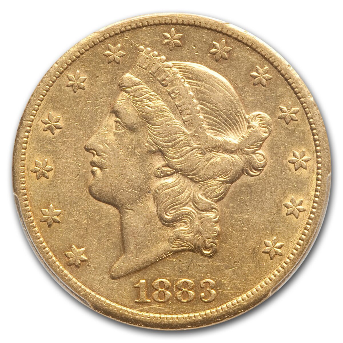 1883-CC $20 Liberty Gold Double Eagle XF-45 PCGS