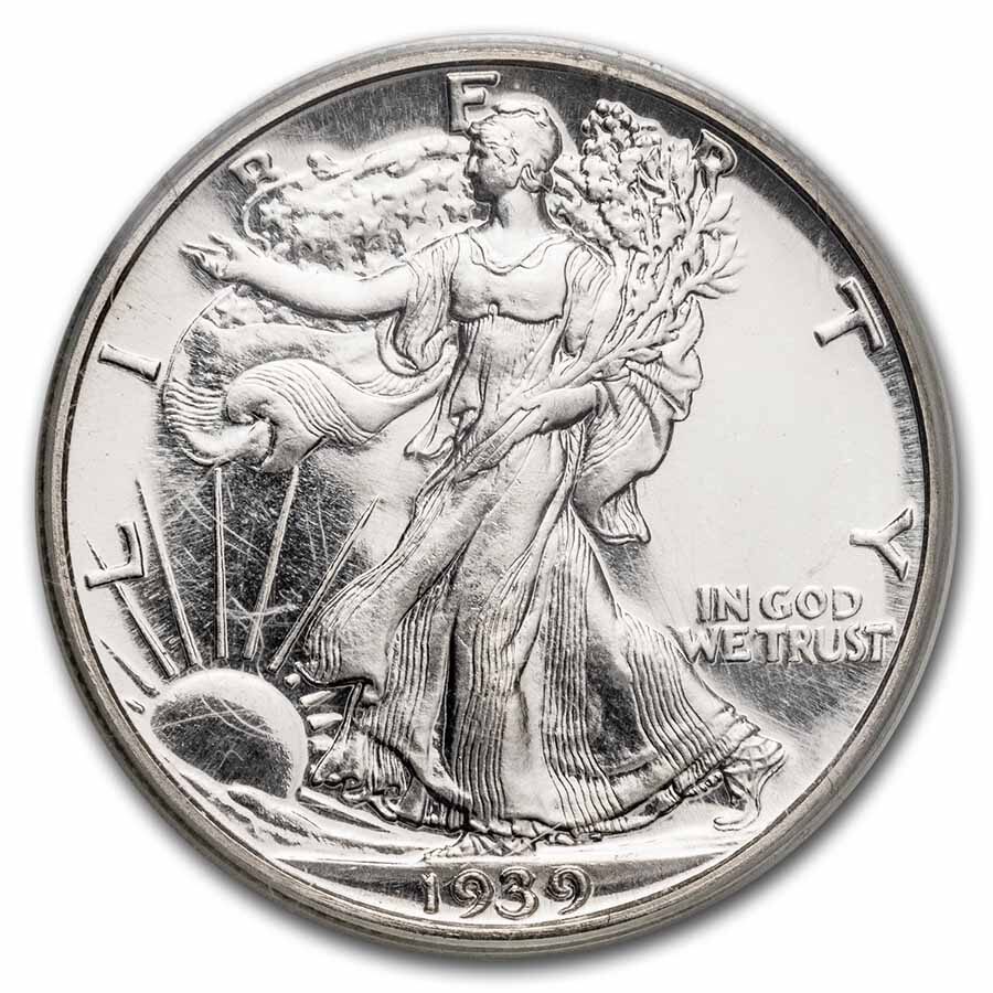 1939 Walking Liberty Half Dollar Proof-64 PCGS
