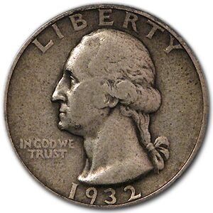 1932 Washington Quarter VF