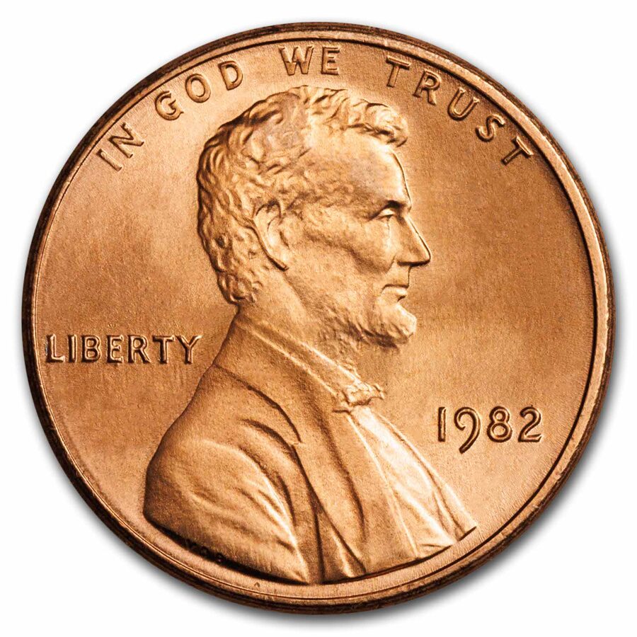 1982 Lincoln Cent BU (Zinc, Small Date)