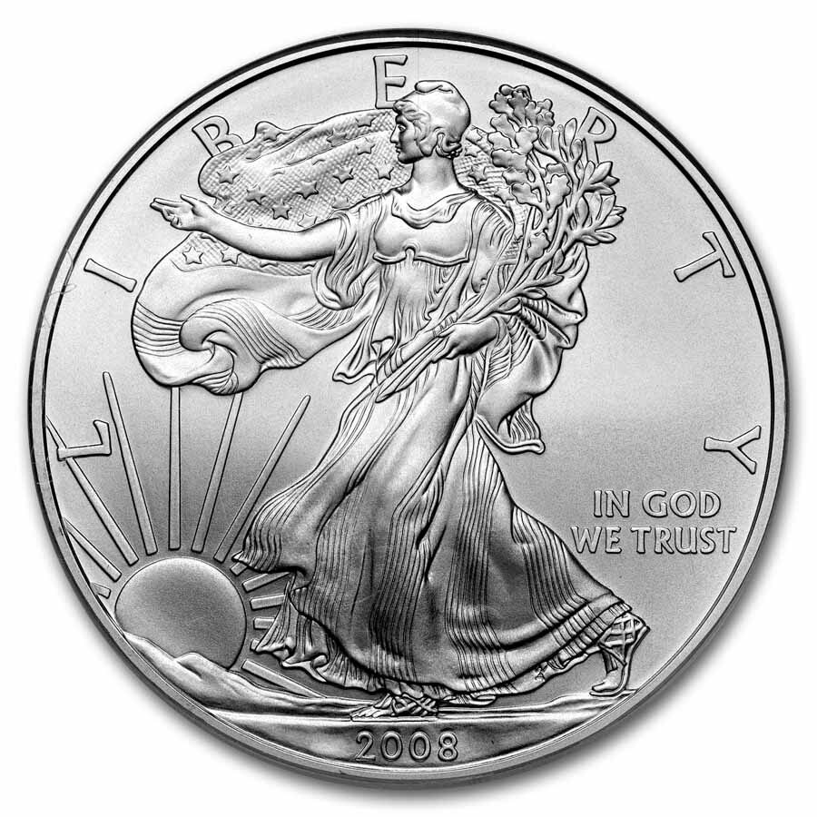 2008-W Burnished American Silver Eagle MS-70 NGC (ER)