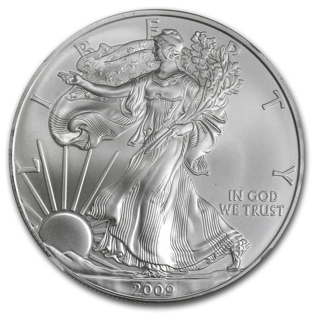 2009 American Silver Eagle MS-69 NGC