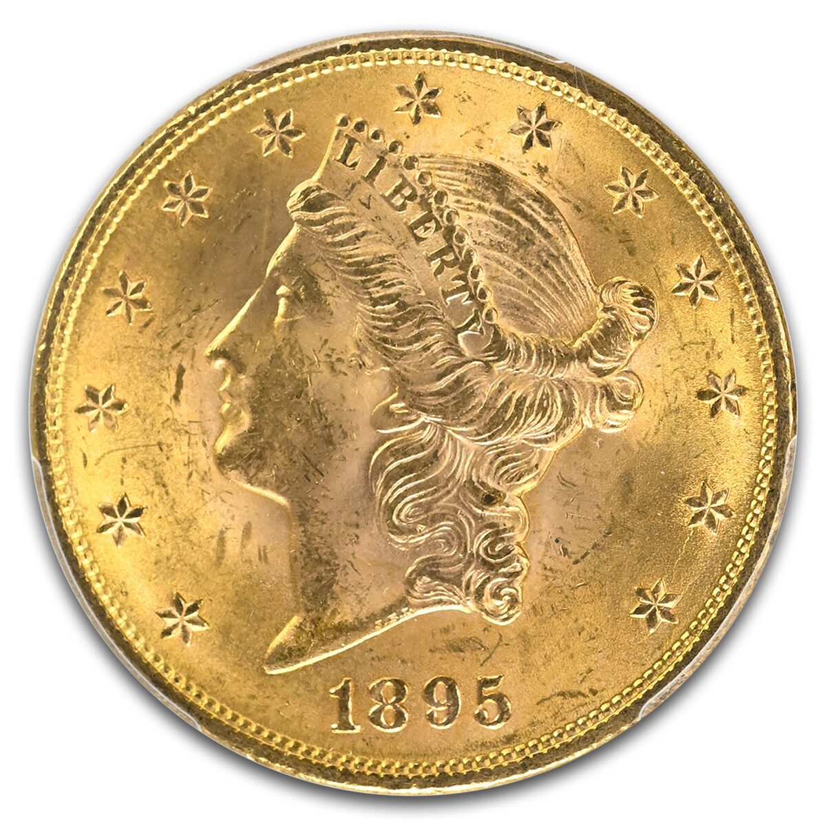 1895 $20 Liberty Gold Double Eagle MS-64 PCGS