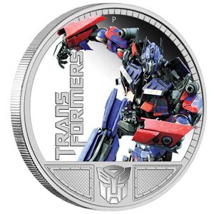 2009 TUV 1 oz Silver 1st Transformers Series Prf (Optimus Prime)