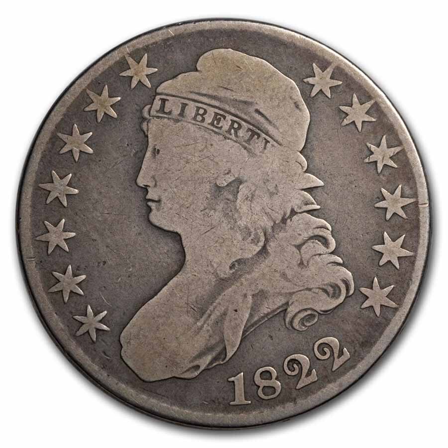 1822 Bust Half Dollar VG