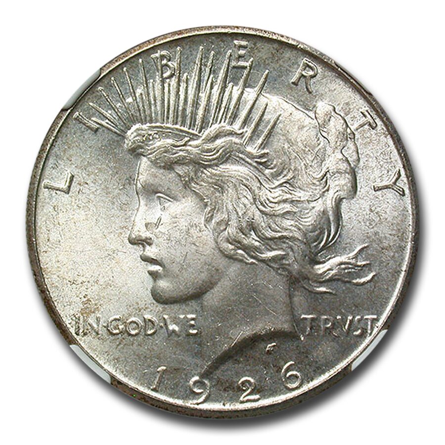 1926-S Peace Dollar MS-65 NGC