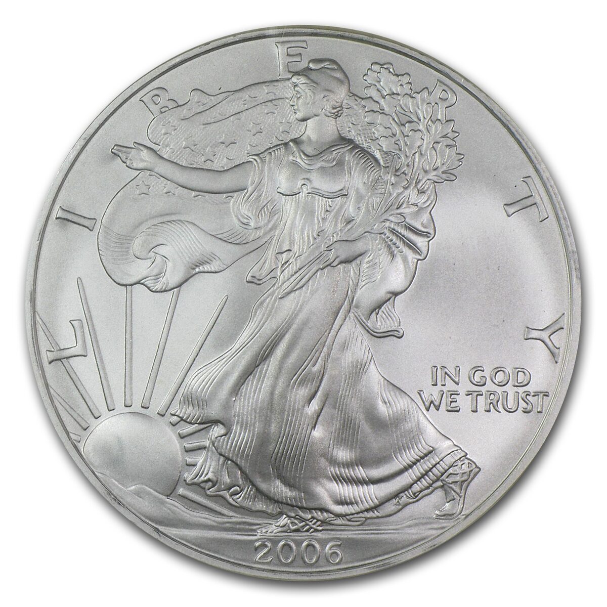 2006 American Silver Eagle MS-69 NGC (First Strikes)