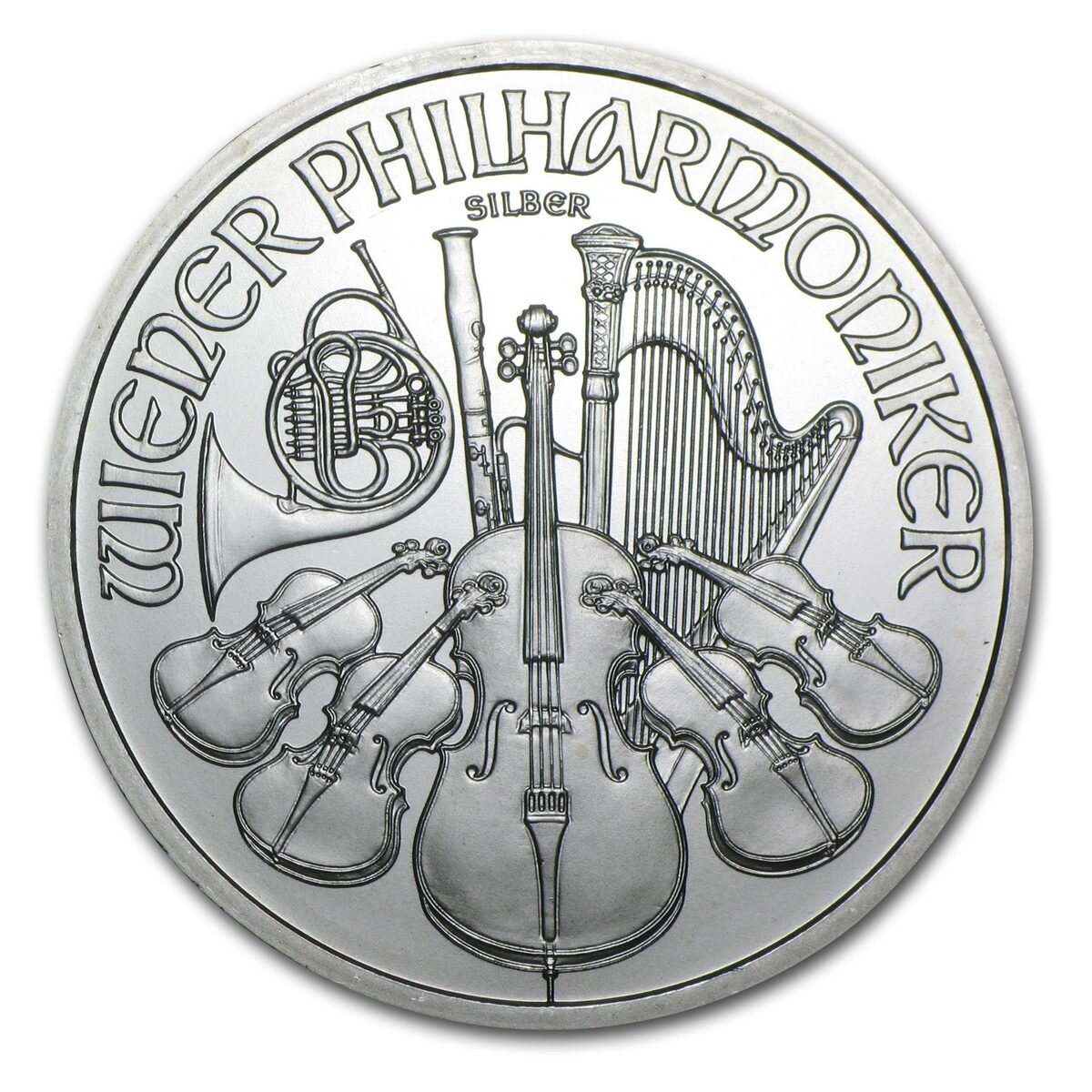 2010 Austria 1 oz Silver Philharmonic BU