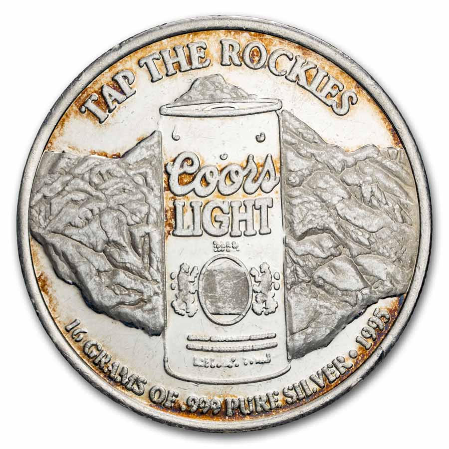 16 Gram Silver Round - Coors Light