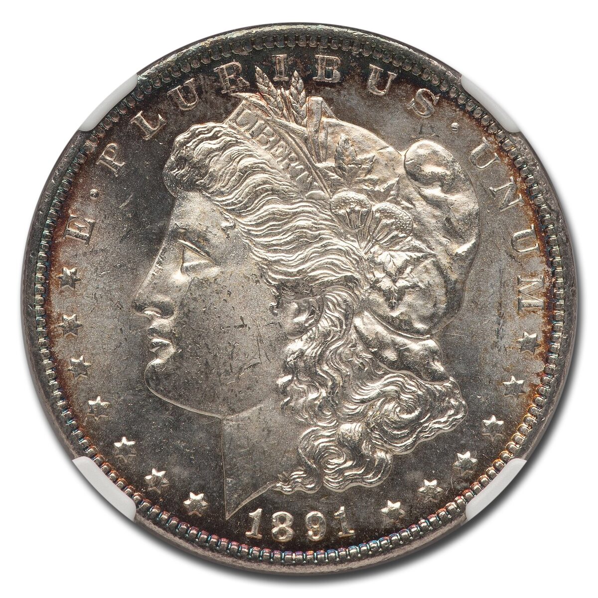 1891-CC Morgan Dollar MS-64 NGC