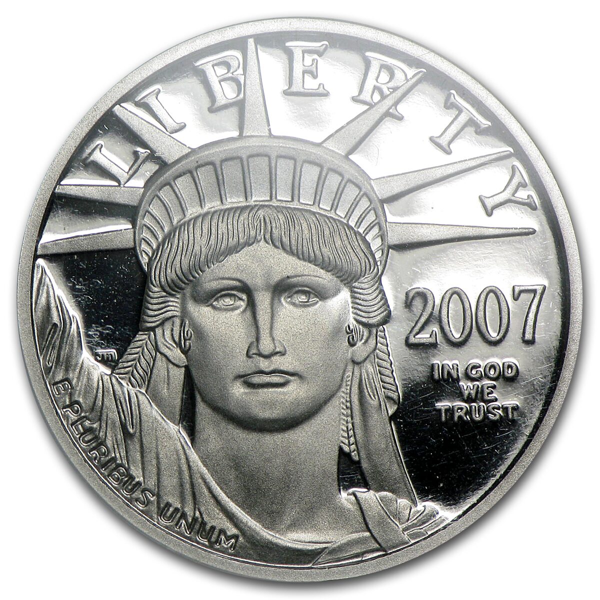 2007-W 1/4 oz Proof American Platinum Eagle PF-70 UCAM NGC