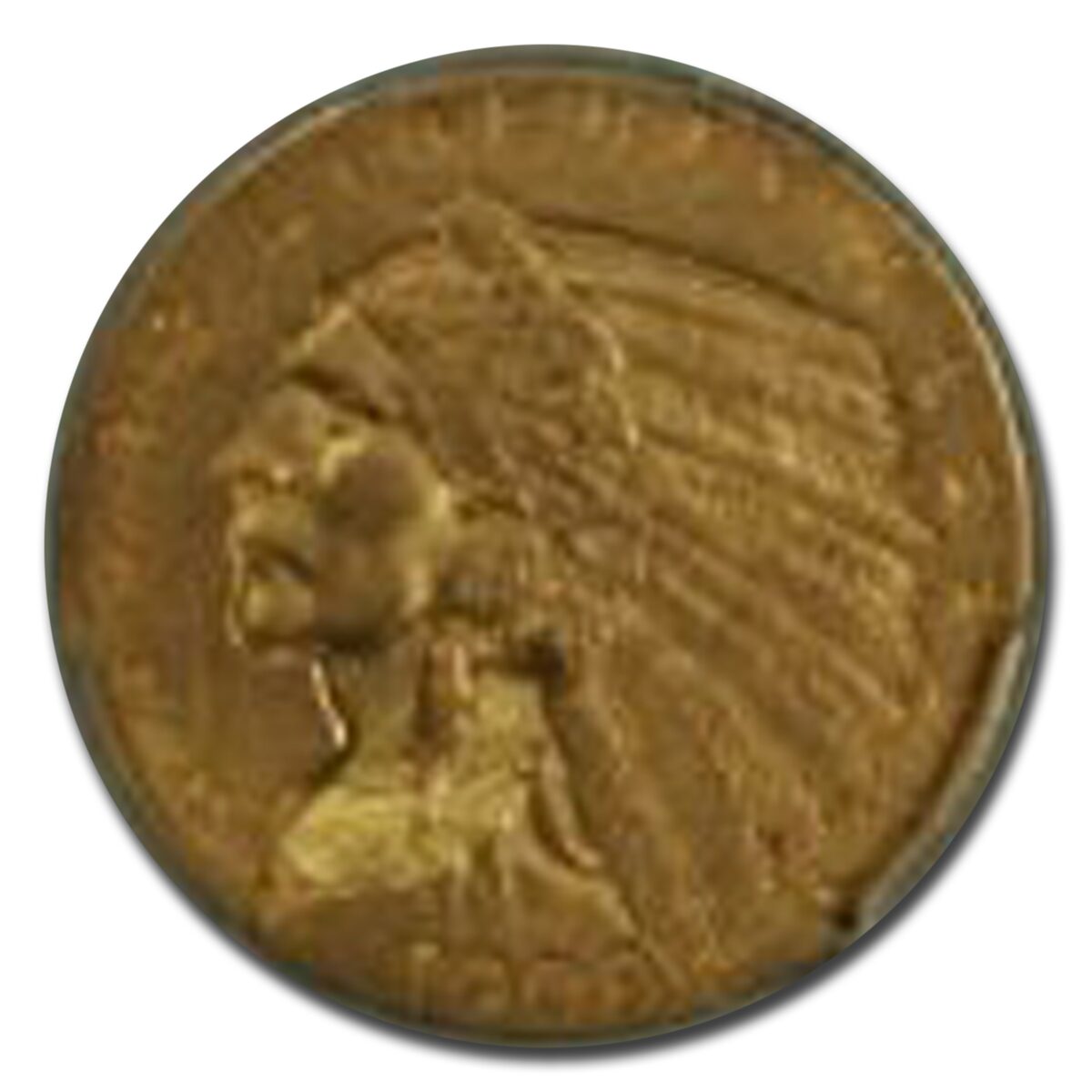 1908 $2.50 Indian Gold Quarter Eagle MS-63 PCGS