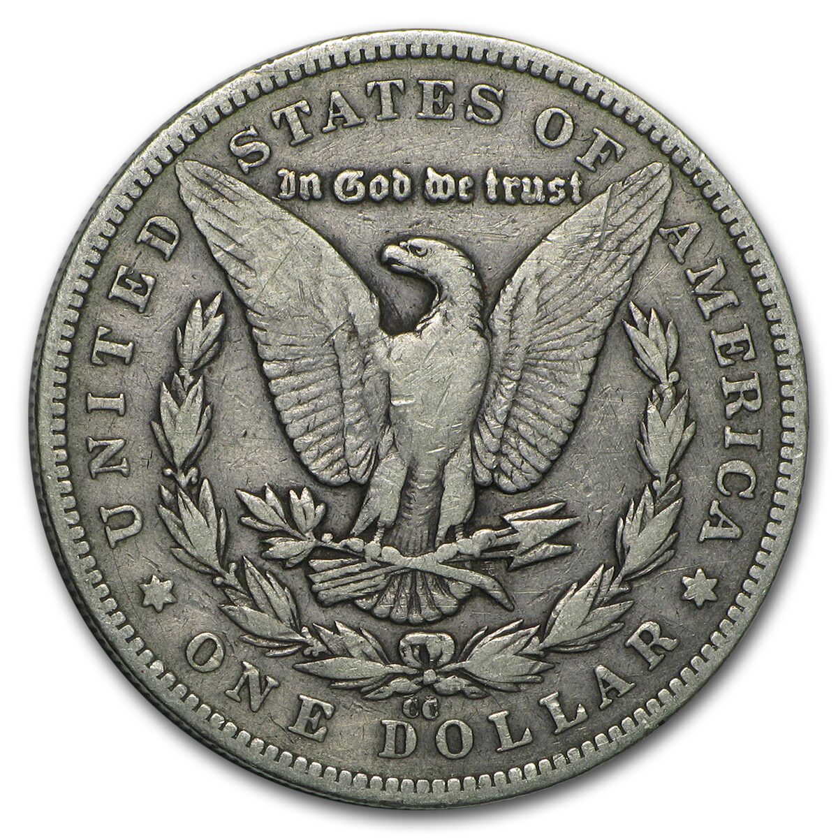 1879-CC Morgan Dollar Capped CC Fine