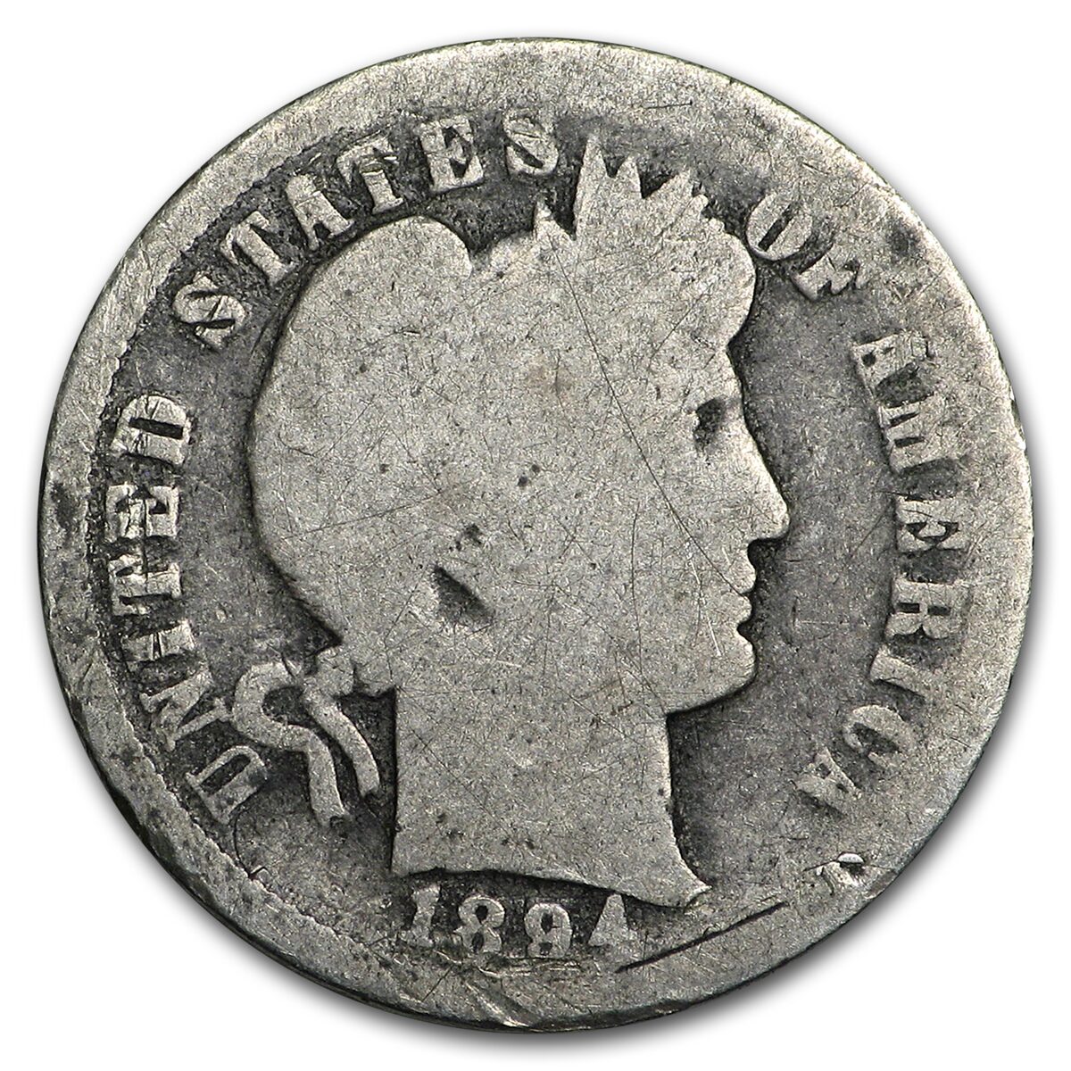 1894-O Barber Dime AG