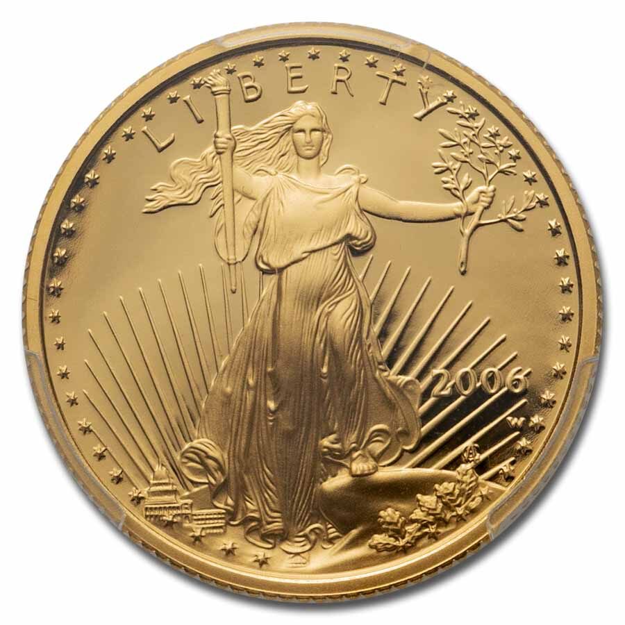 2006-W 1/4 oz Proof American Gold Eagle PR-70 PCGS