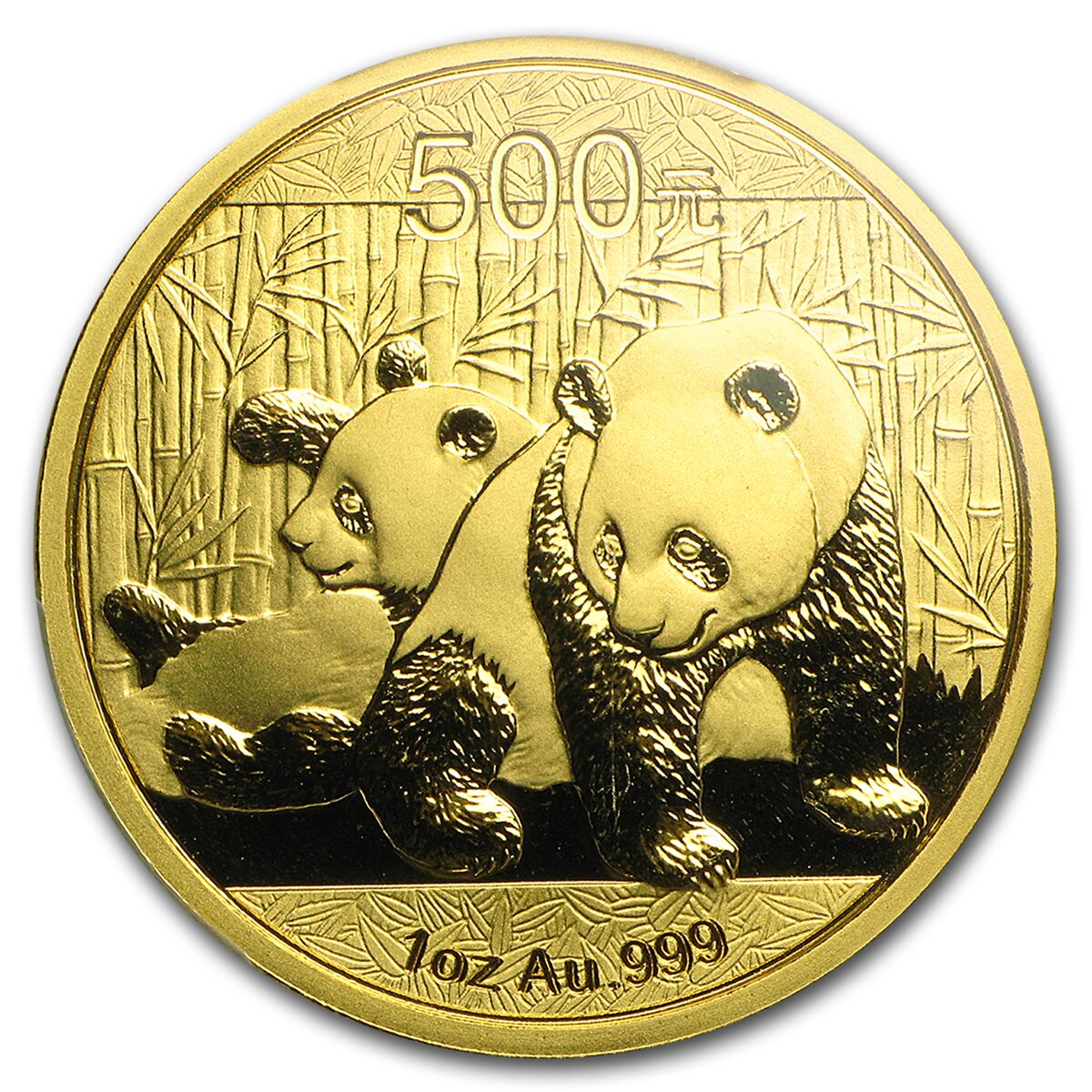 2010 China 1 oz Gold Panda MS-69 PCGS