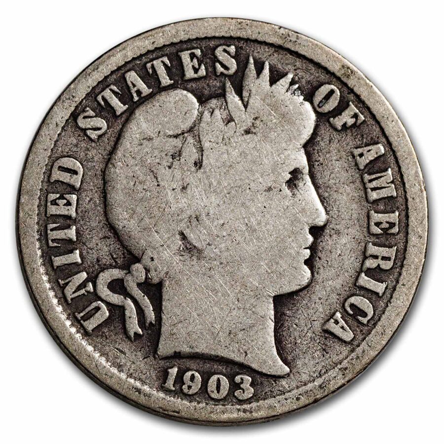 1903-S Barber Dime Good