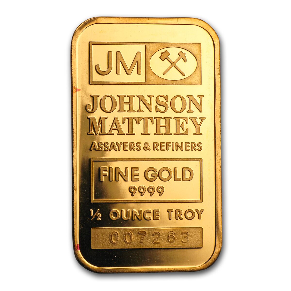 1/2 oz Gold Bar - Johnson Matthey (Random Design)