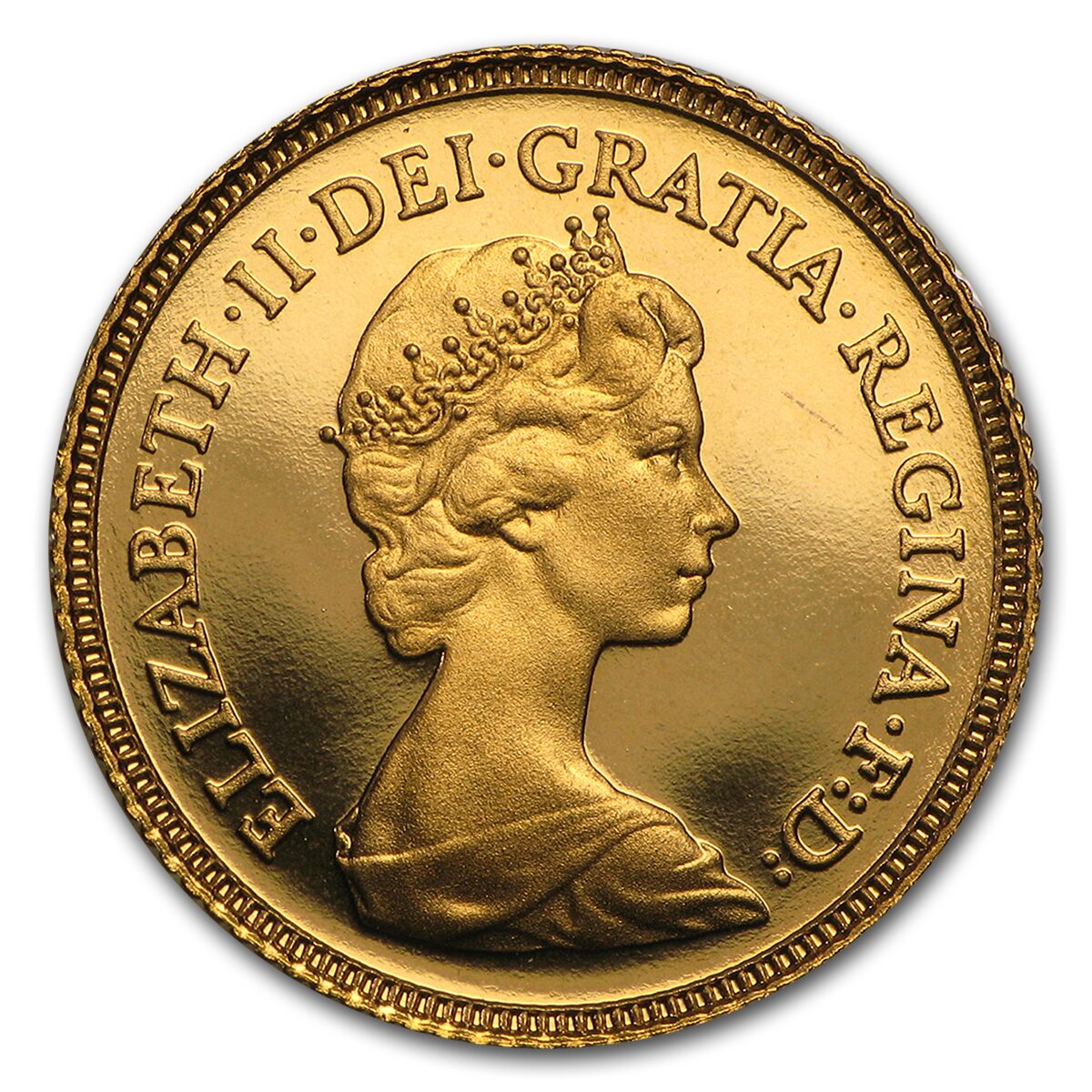 1982 Great Britain Gold 1/2 Sovereign Proof
