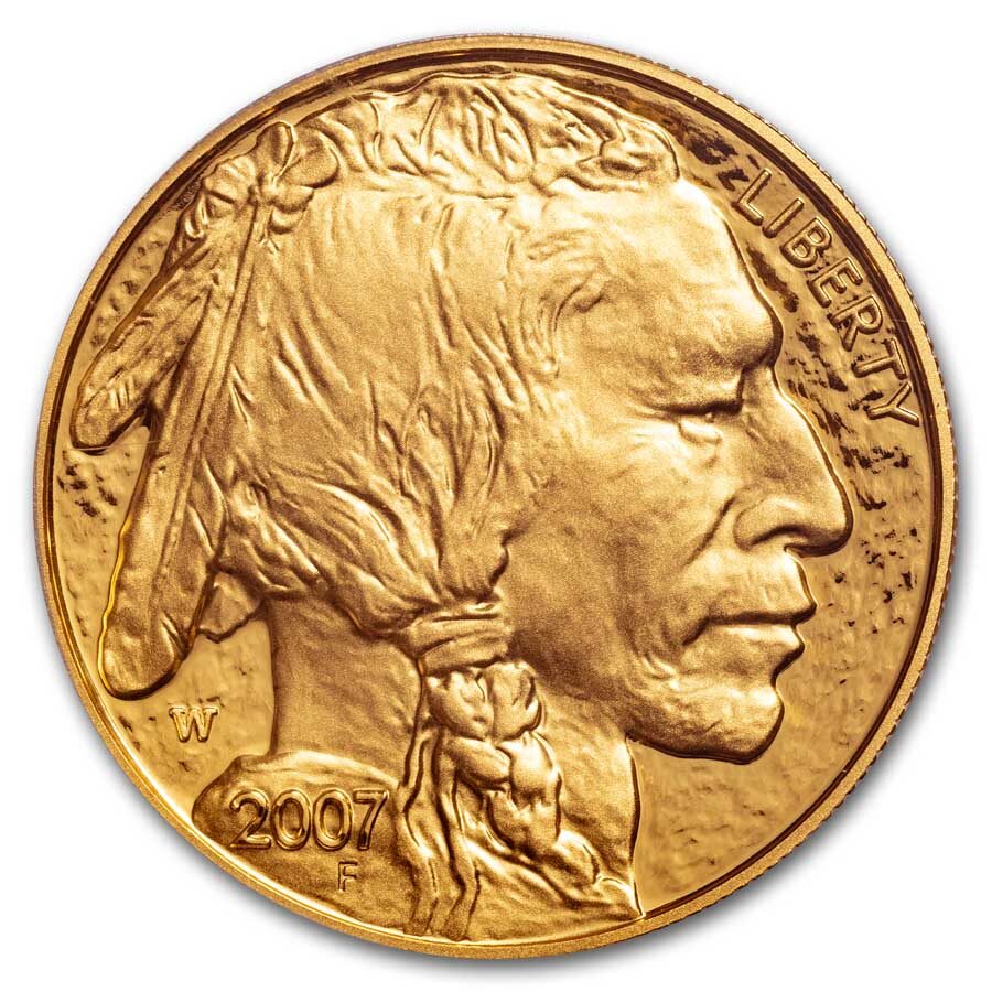 2007-W 1 oz Proof Gold Buffalo PR-70 PCGS