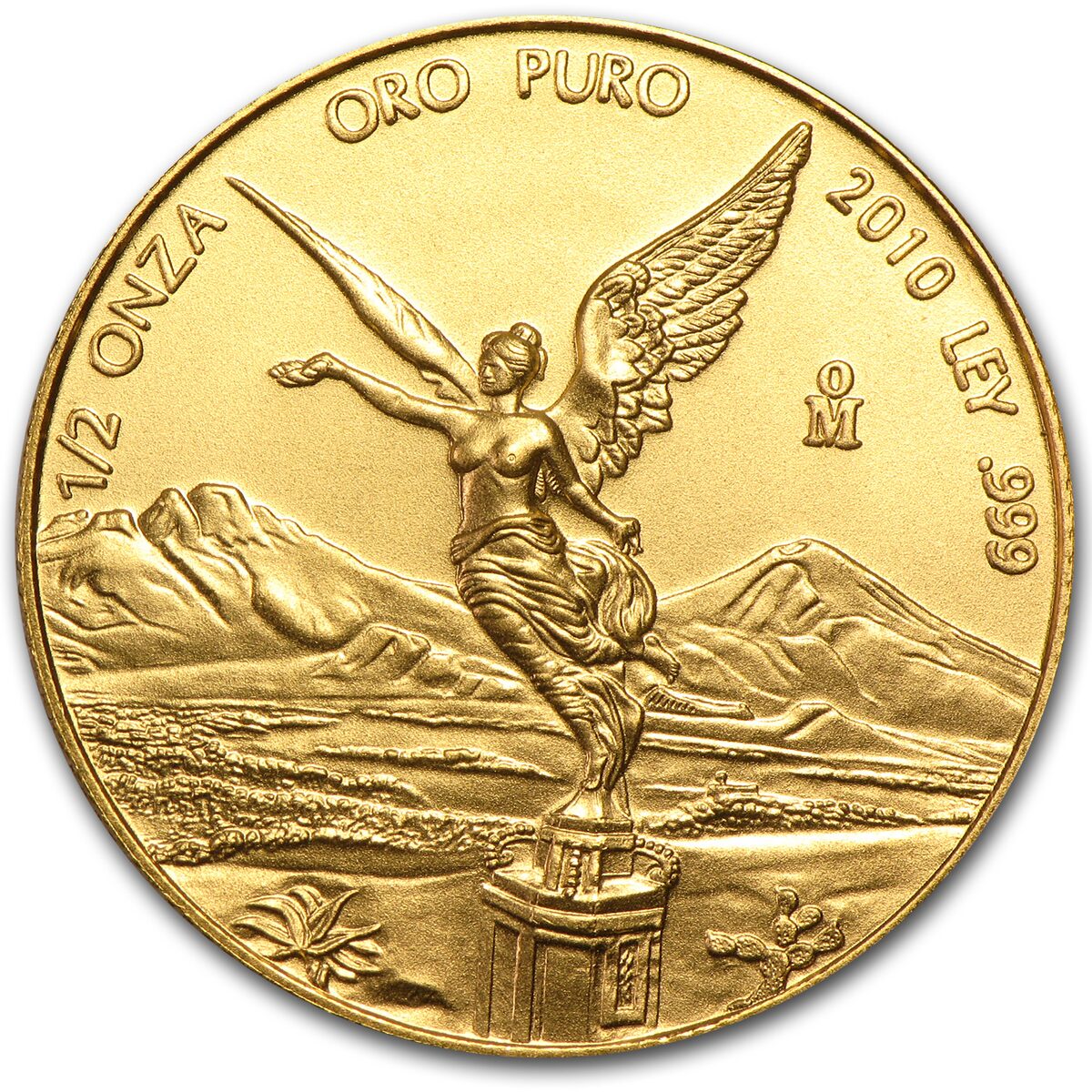 2010 Mexico 1/2 oz Gold Libertad BU