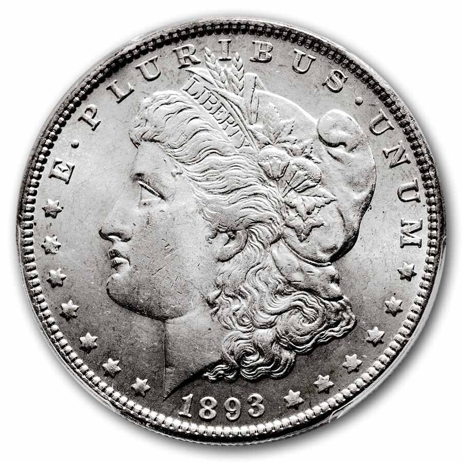 1893 Morgan Dollar MS-62 PCGS