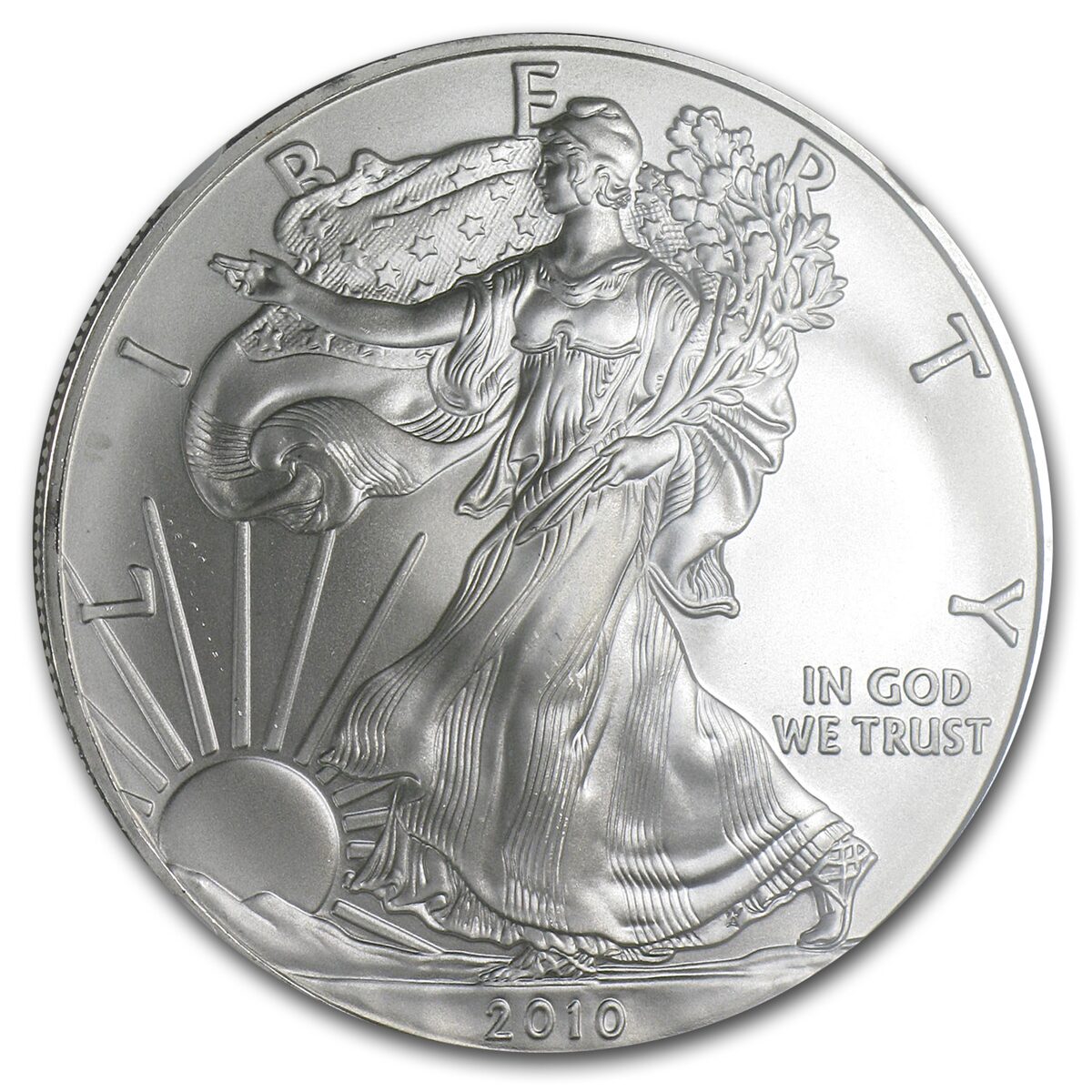 2010 American Silver Eagle MS-69 NGC