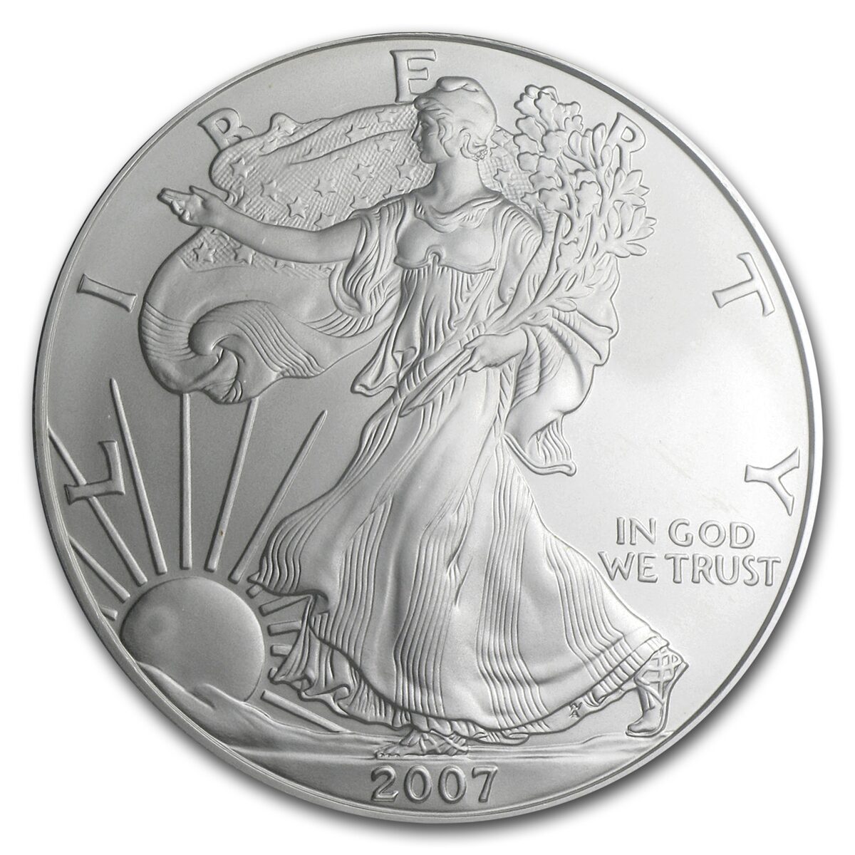 2007 American Silver Eagle MS-70 PCGS