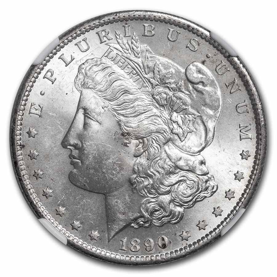 1890-S Morgan Dollar MS-64 NGC