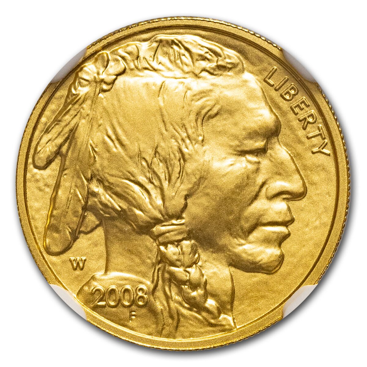 2008-W 1/10 oz Gold Buffalo MS-70 NGC