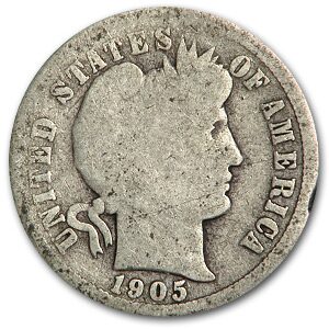 1905-O Barber Dime Good