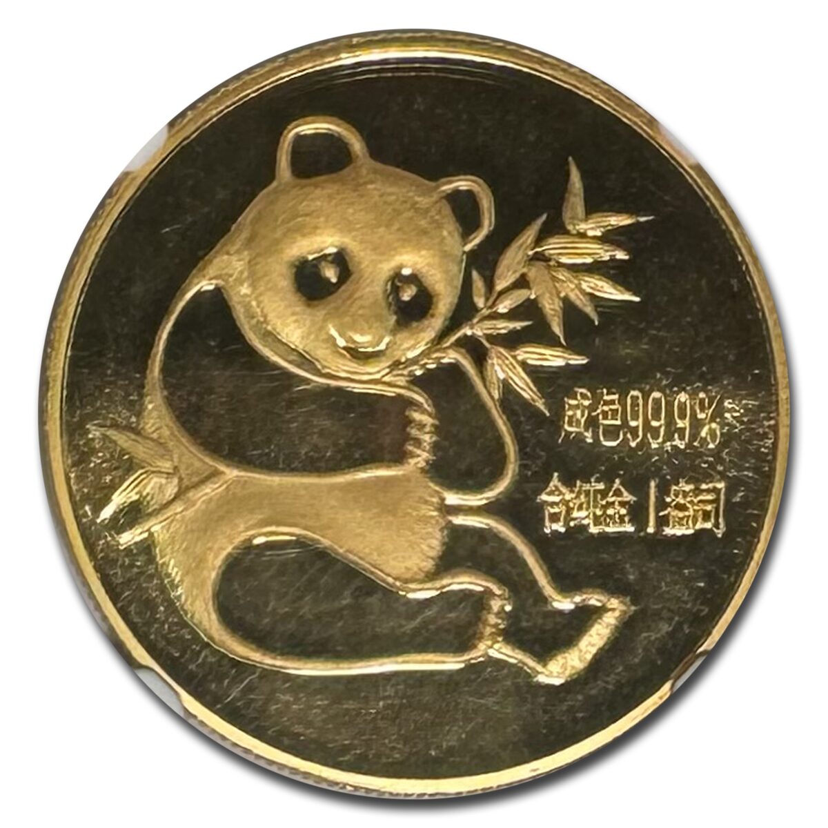 1982 China 1 oz Gold Panda MS-67 NGC